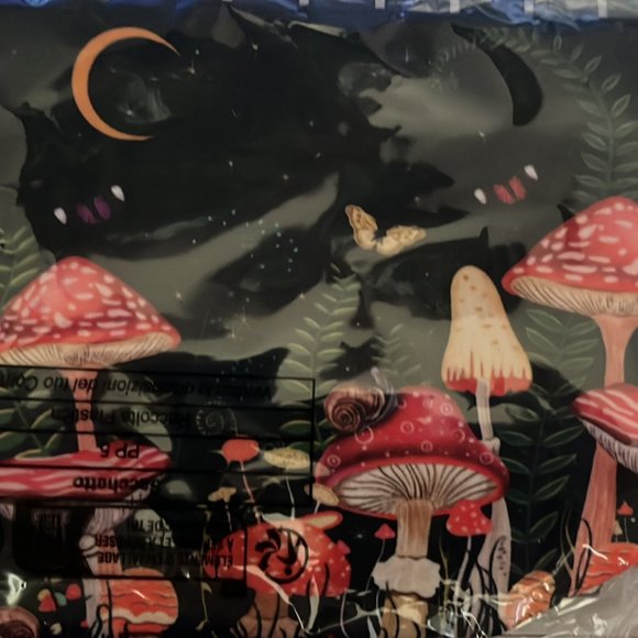 Mushrooms Moon Makeup Bag New - Picture 6 of 6